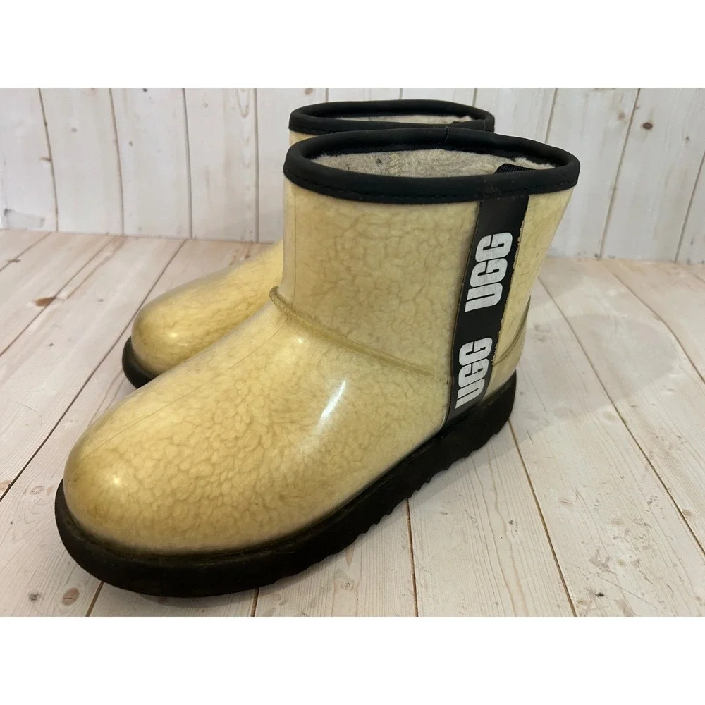 UGG Classic Clear Mini Waterproof Transparent KId's Size‎ US 2 Boots 1112386